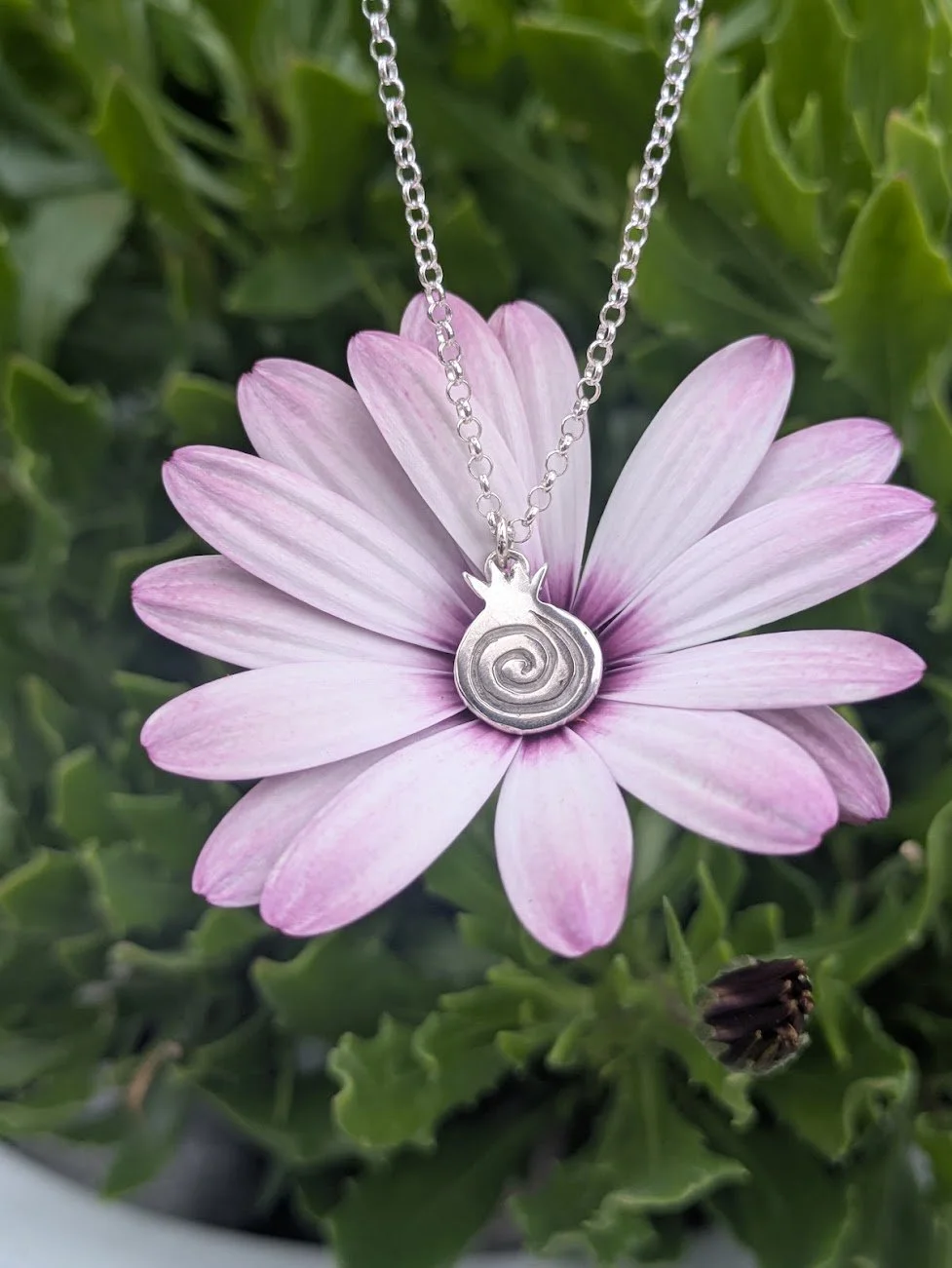 Spiral Pomegranate Pendant