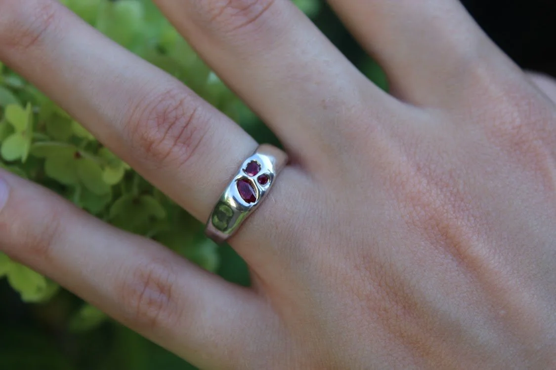 Red Mood Ring - Size K