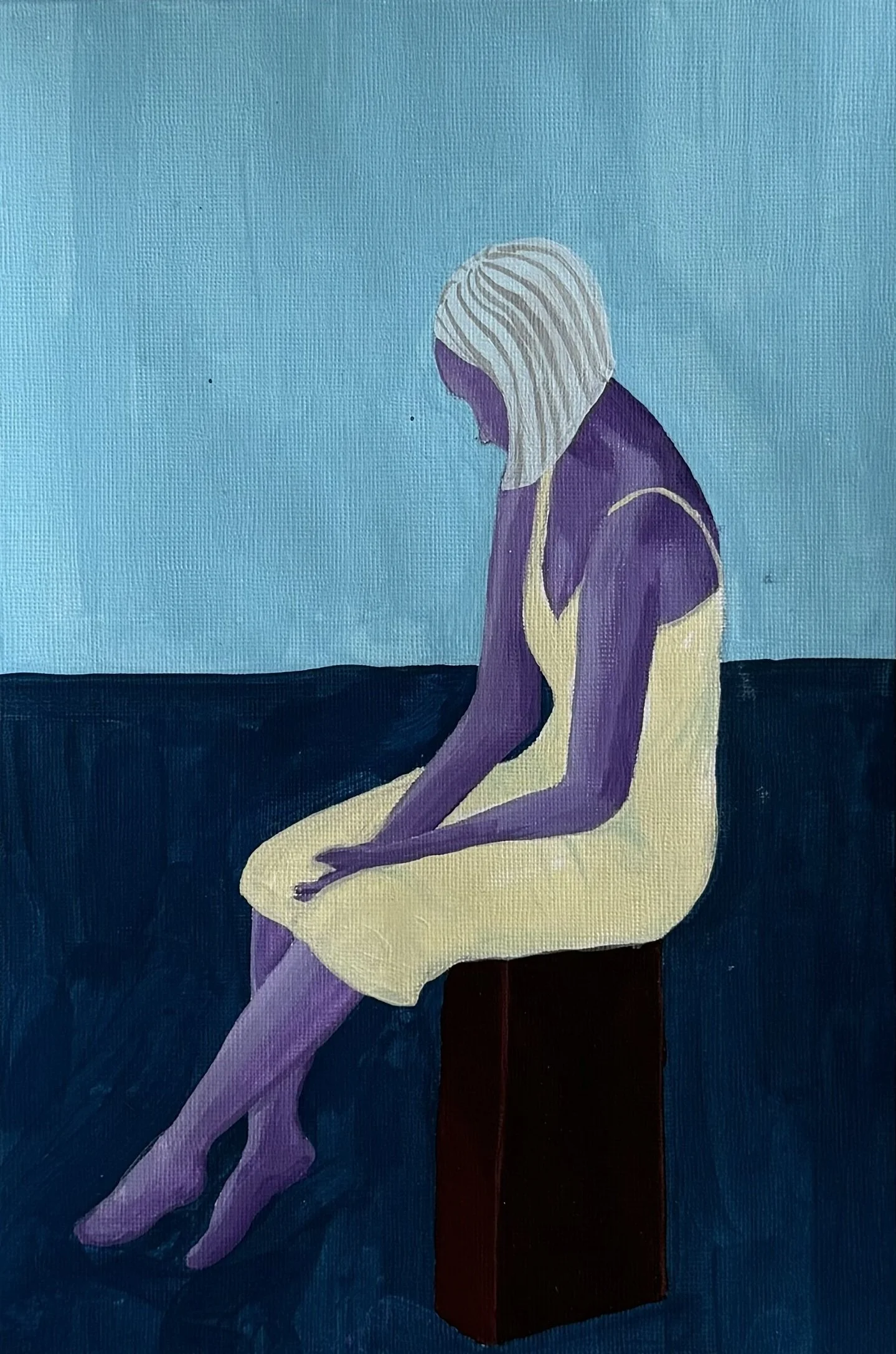  Untitled  
Acrylic on Fine Art Paper 
A4