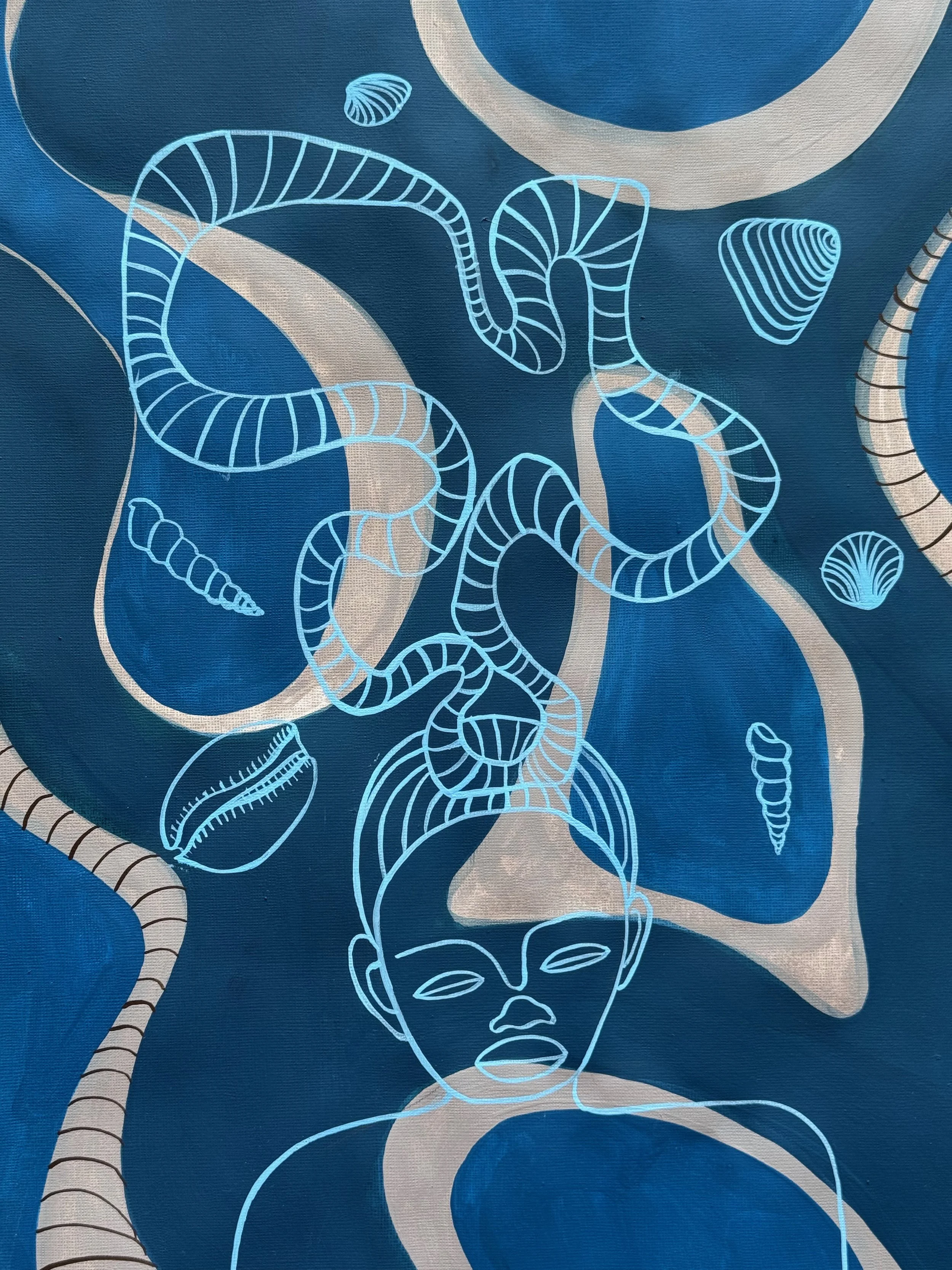  Deep Waters  
Acrylic on Fine Art Paper 
A3