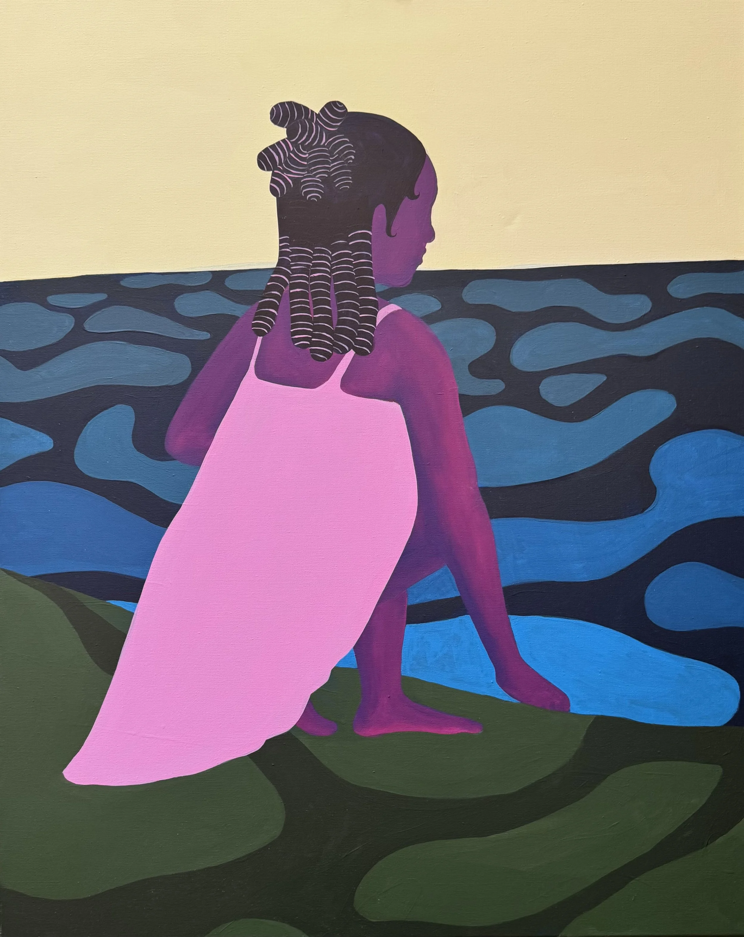  Depth of mind   
Acrylic on canvas  
80 x 100 cm