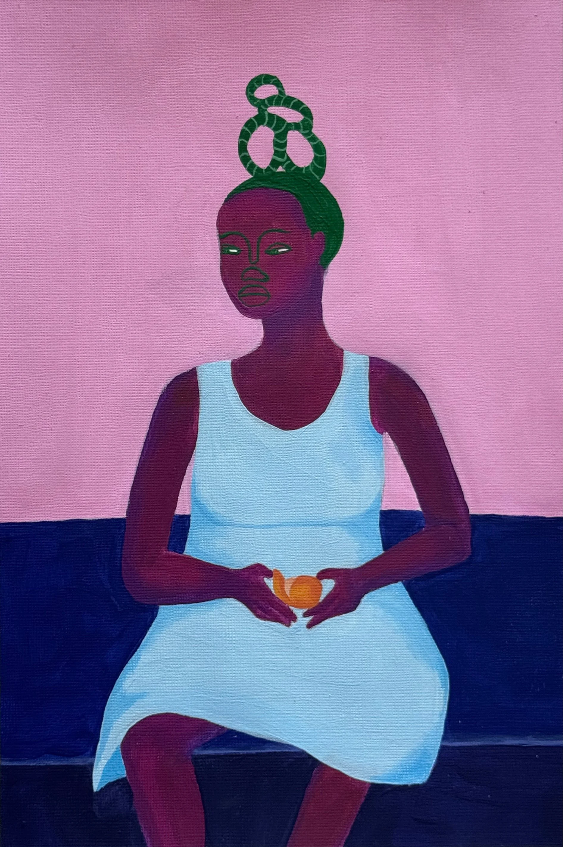  Tangerine dreaming  
Acrylic on Fine Art Paper 
A4