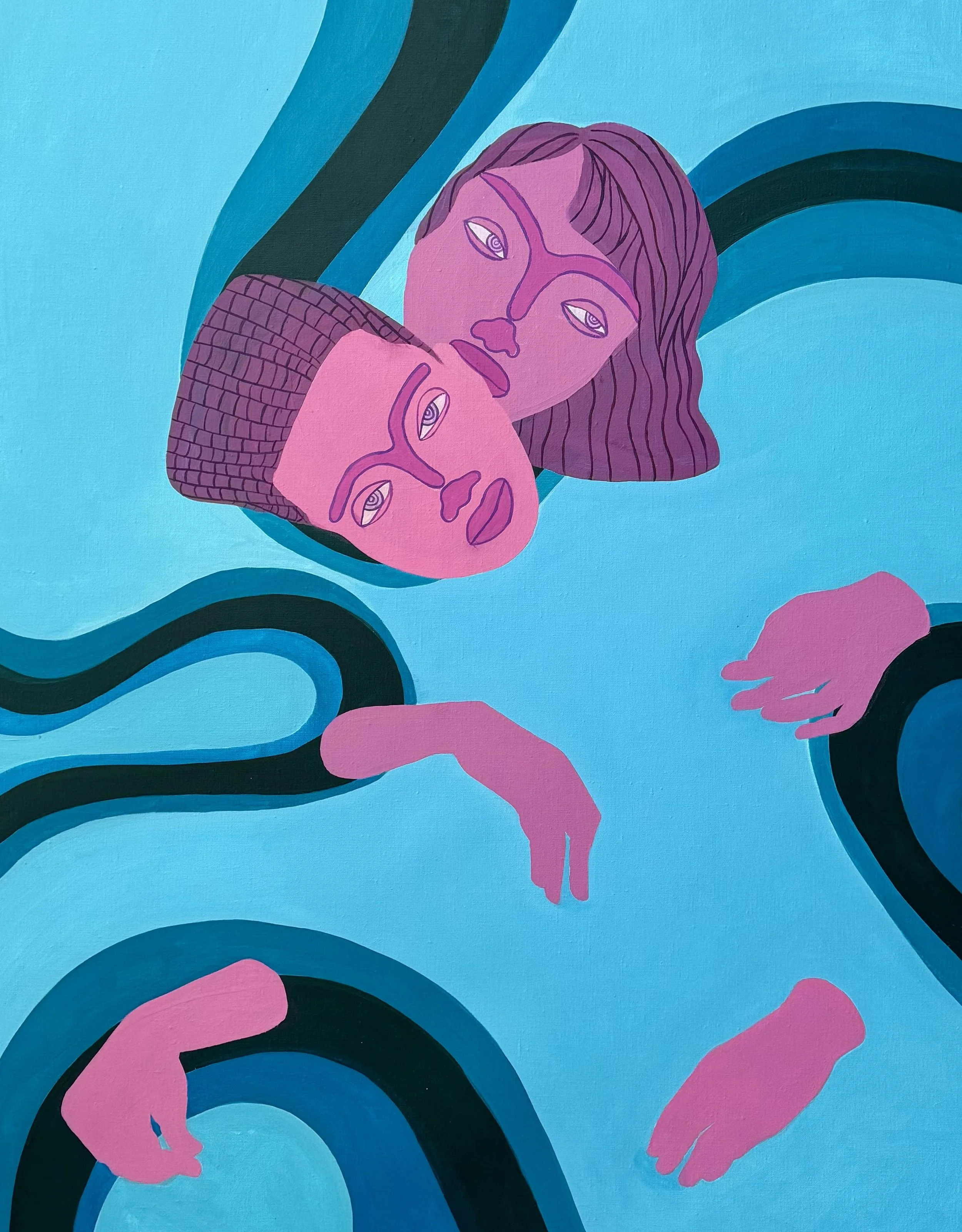  Between Us   
Acrylic on canvas  
100 x 120 cm