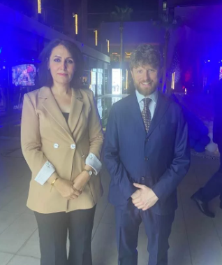 Dr. Nagham Nawzat Hassan, the Executive Director of Hope Makers Organization for Woman (HMOW), Attends French Independence Day Celebration in Erbil