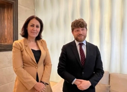 Dr. Nagham Nawzat Hassan Bids Farewell to French Consul Olivier Decottignies