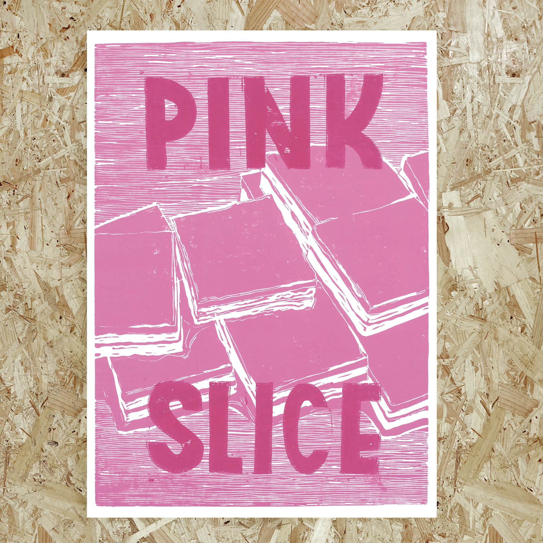 Pink Slice | Local Heroes x Wild North | A6 Postcard