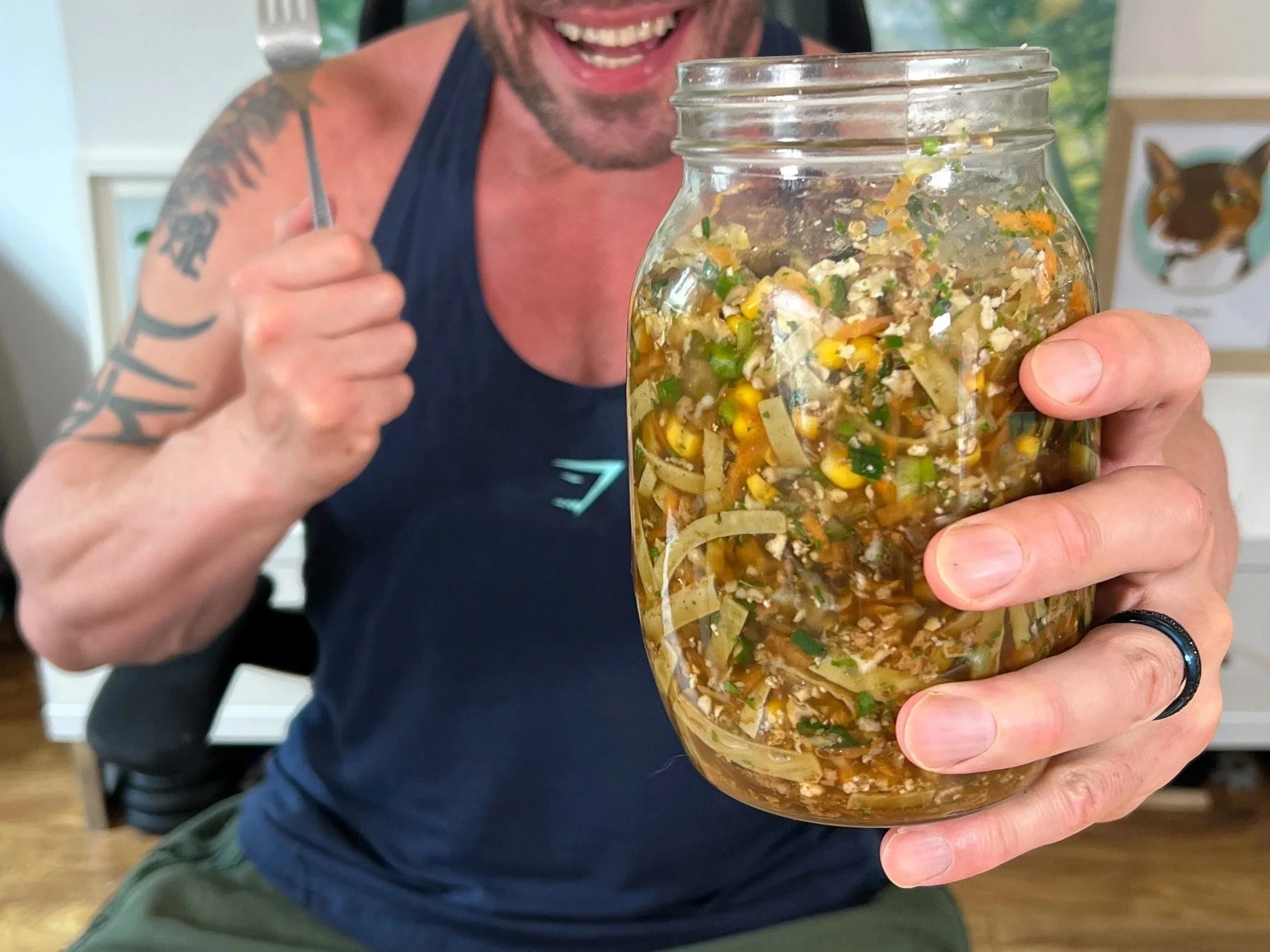 Chick’n and Mushroom Pot Noodle