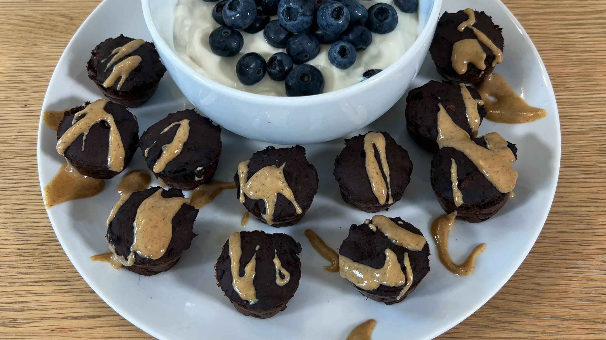 Decadent high-protein Chocolate brownie bites