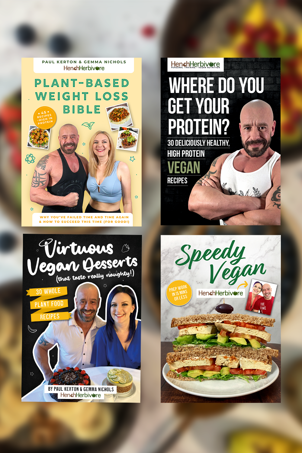 4 x Vegan Cookbooks - 75% off!