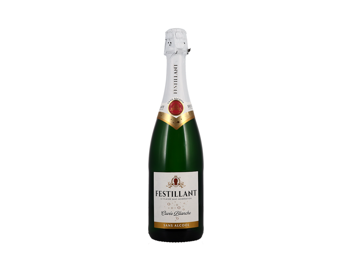 A bottle of Gratien and Meyer's non alcoholic wine Festillant