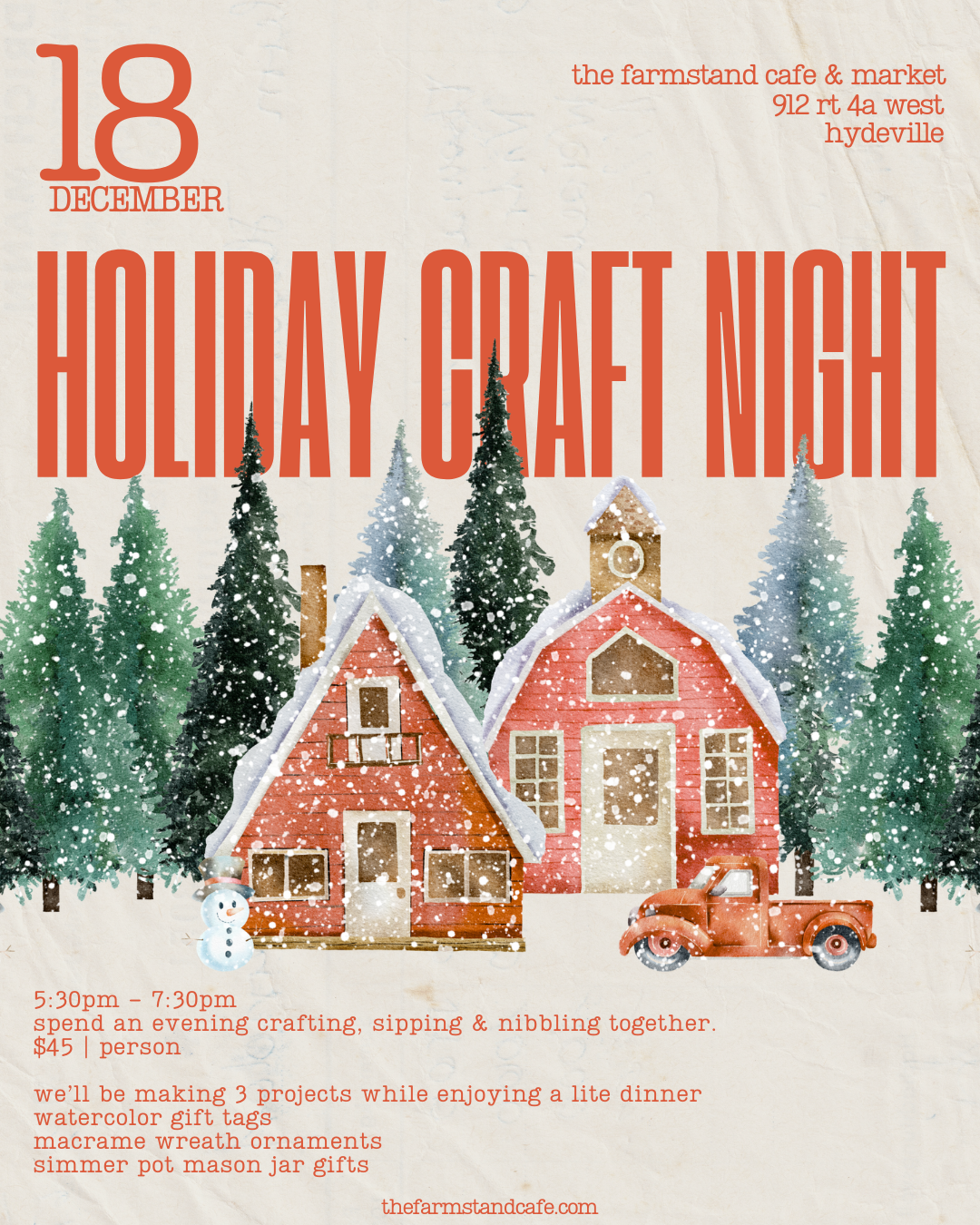 Holiday Craft Night