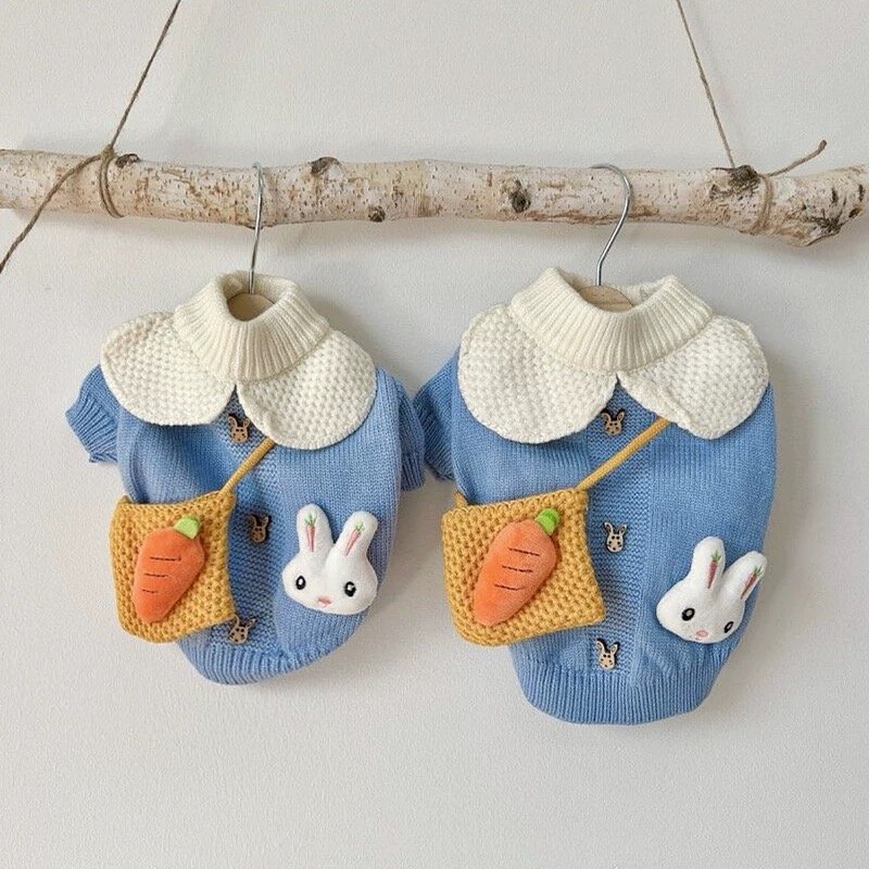 Blue Rabbit Sweater (No carrot bag)