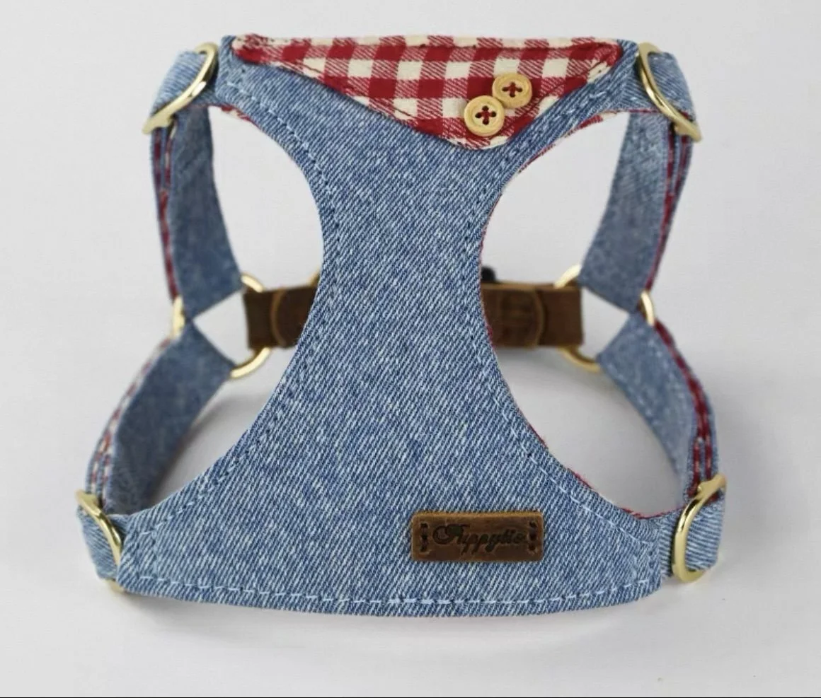 Denim Plaid Harness
