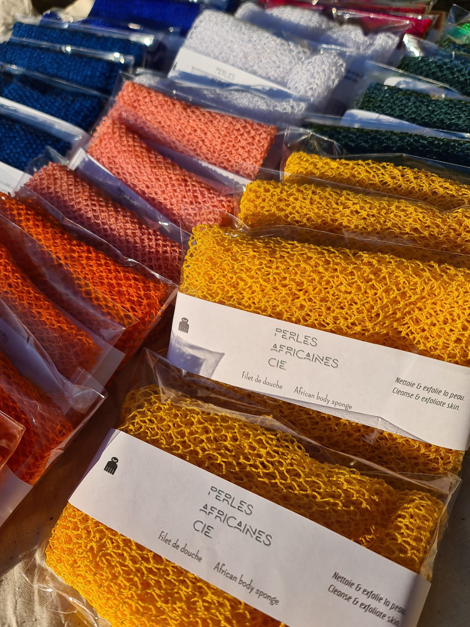 Filet de bain africain pour une peau veloutée