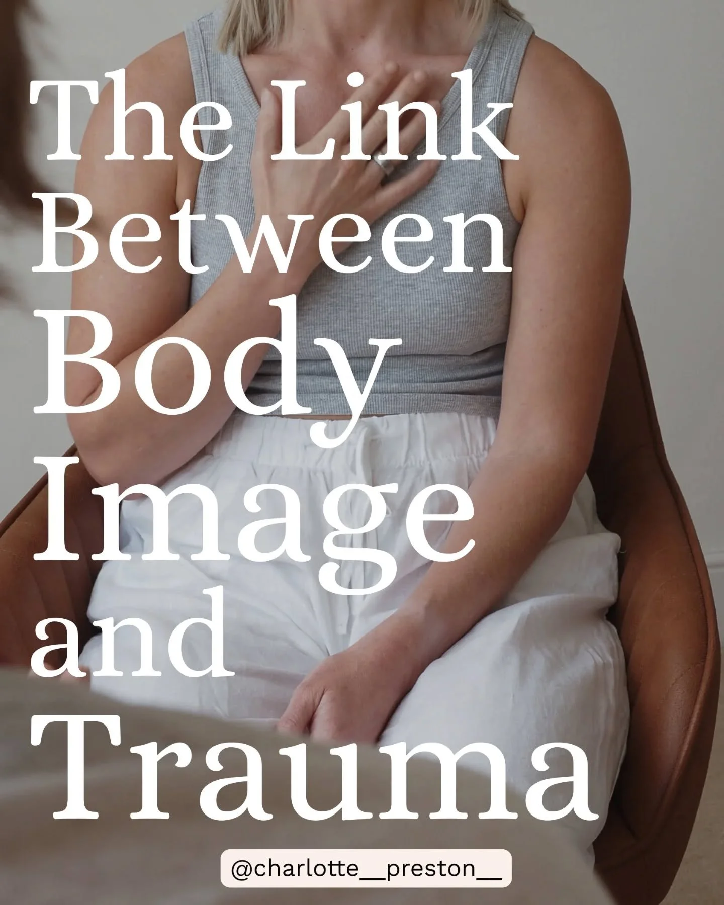 So many people live in a constant battle with their body - trying to change, control, or perfect it.
But often, those struggles didn&rsquo;t begin in front of a mirror.

They began in moments when it wasn&rsquo;t safe to&nbsp;be&nbsp;in your body. Wh