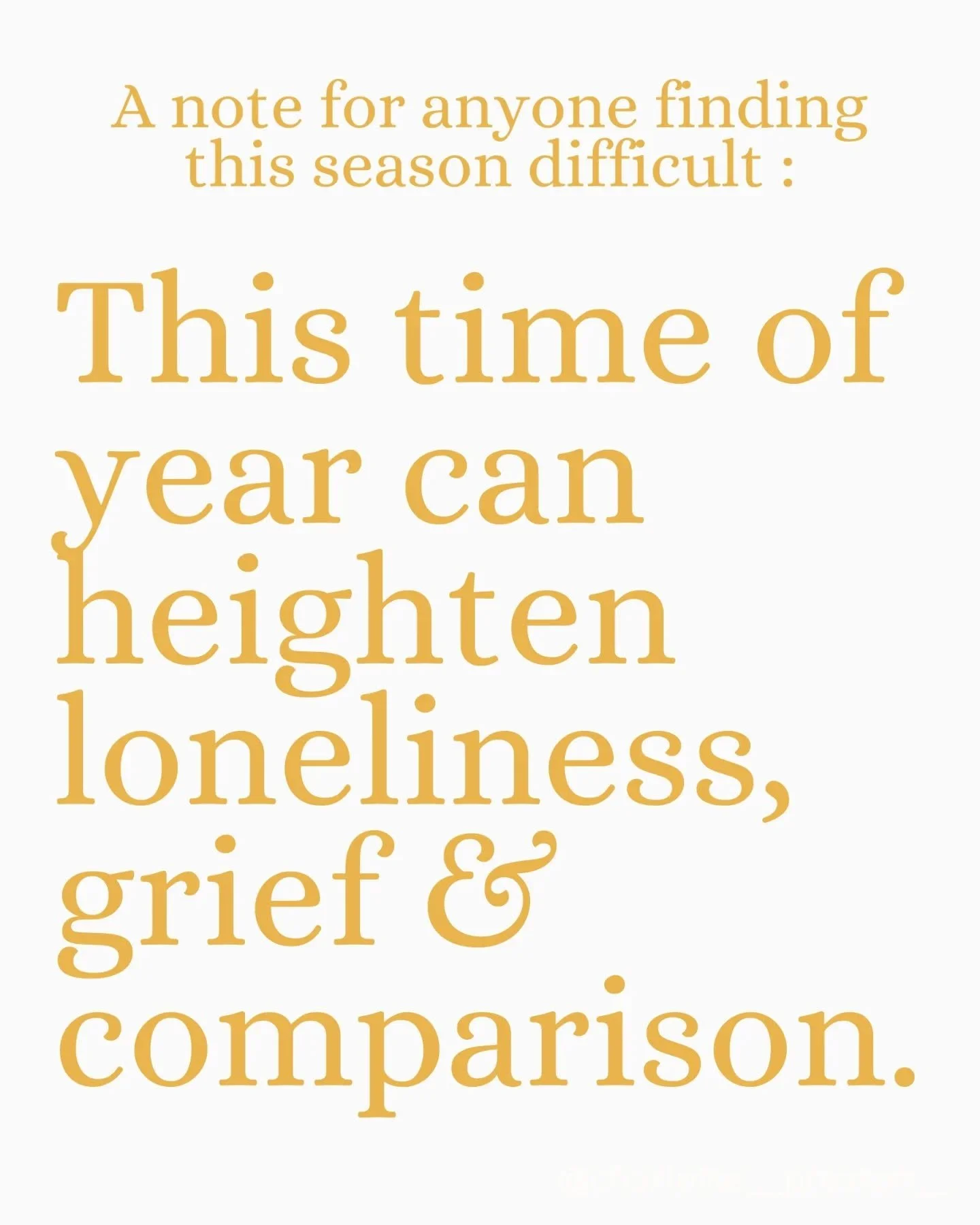 Hiya, how are you doing? 

Seasons greetings. I very much appreciate being connected with you here. 

I felt like writing this post because this time of year can bring up a lot. Sometimes there can be the sense that if we're feeling anything other th