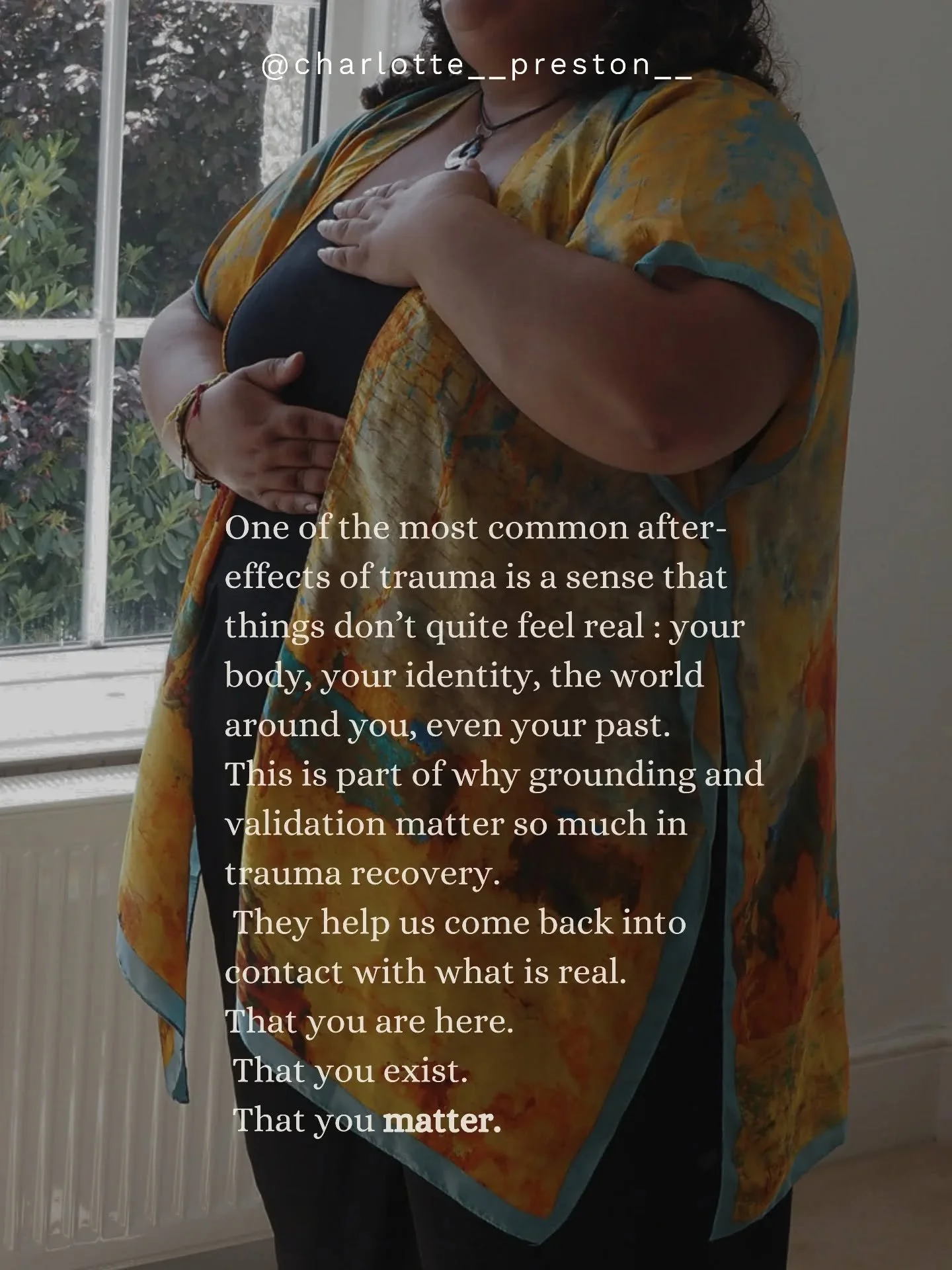 You matter. 

That feeling of &ldquo;this doesn&rsquo;t feel real&rdquo; is more common than you might think.

It&rsquo;s a protective response, and a way your system creates space when something has felt too much, too fast, or too overwhelming, or t