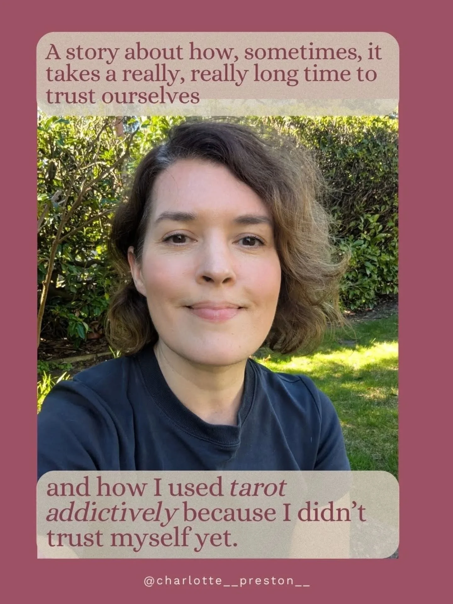 This is a story about my recovery from using tarot addictively. 

But it's also really a story about how complex trauma conditions us not to trust.

Not to trust ourselves.
And not to trust that we&rsquo;ll be ok if we do.

Over time, many of us lear