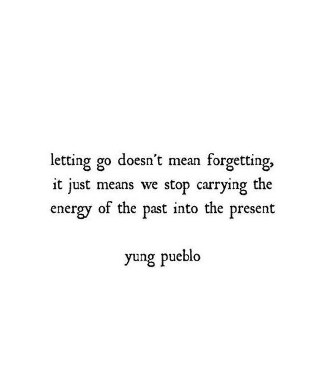 Letting go isn&rsquo;t about pretending something didn&rsquo;t matter.
It&rsquo;s about freeing your nervous system from replaying what&rsquo;s already passed.

We don&rsquo;t erase the past.
We simply stop carrying it into every new moment.

There&r