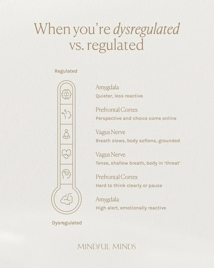 When you are dysregulated
everything feels urgent.

When you are regulated
you have space to choose.

That space changes everything.

#selfregulation #clarity #nervoussystem
