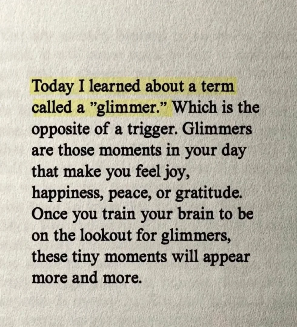 Not everything in your day is a problem to solve.

There are small moments
where your system already feels safe
open
at ease.

Start noticing those.

They matter more than you think.

Credits to @itsmarkgroves

#glimmers #nervoussystemregulation #pre