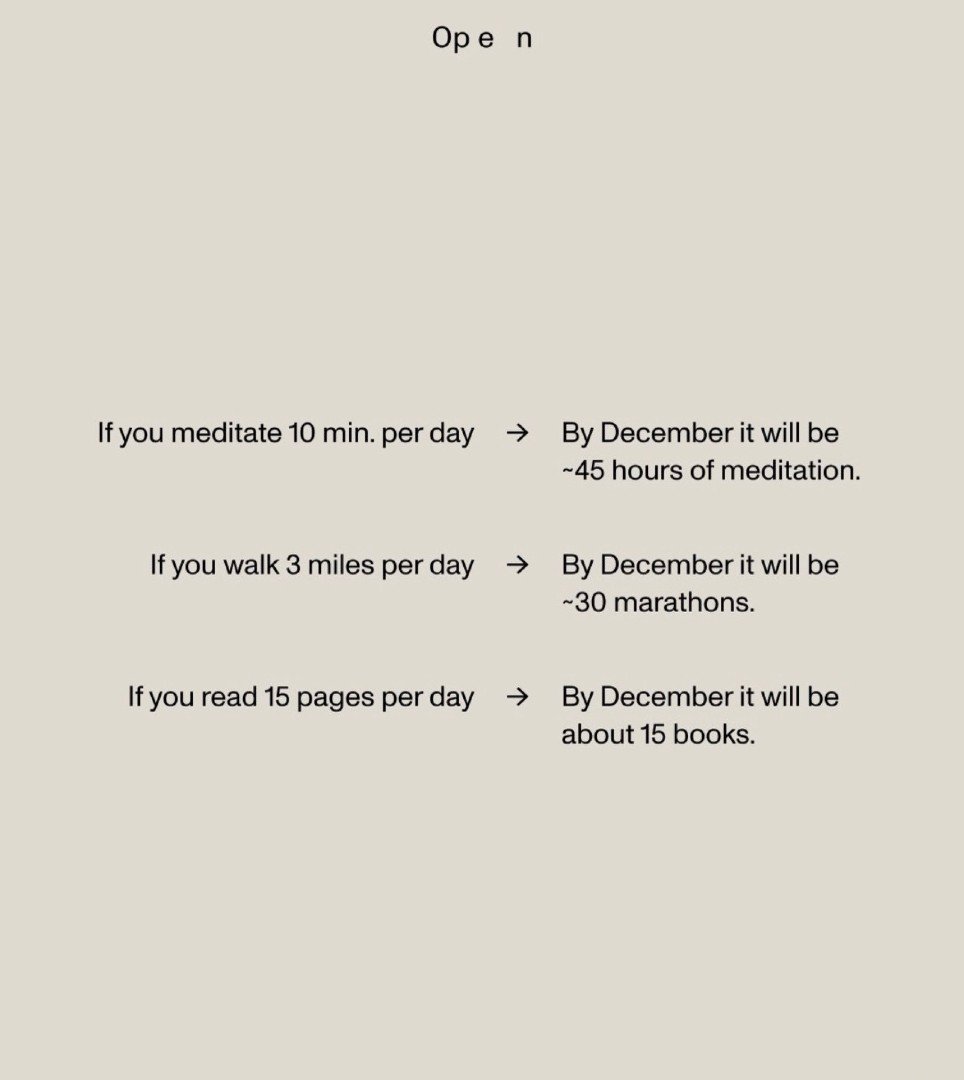 It&rsquo;s rarely about doing more.
It&rsquo;s about doing something consistently.

10 minutes a day changes your baseline.
Not overnight. But over time, everything shifts.

This is how real change happens. Quietly. Repeatedly.

#dailypractice #consi
