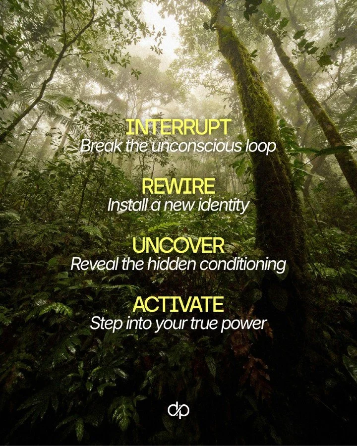 You do not change by trying harder.

You change by seeing the pattern
Interrupting it in real time
Understanding where it came from
And choosing something different

Again and again
Until it becomes who you are

#patterns #rewire #growth