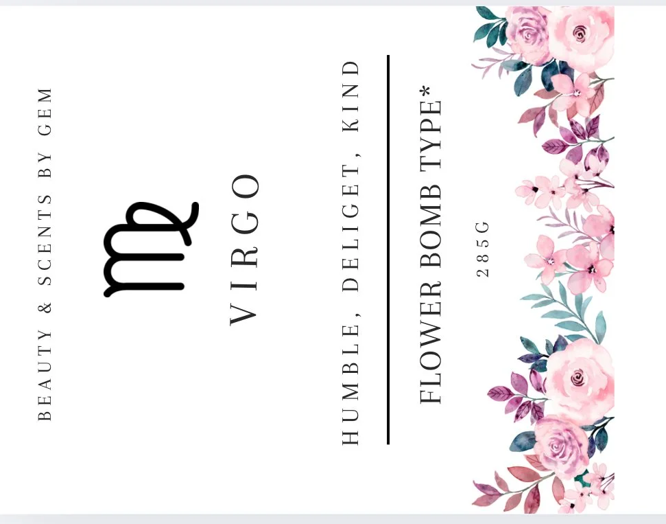 Star Sign Soy Wax Candles