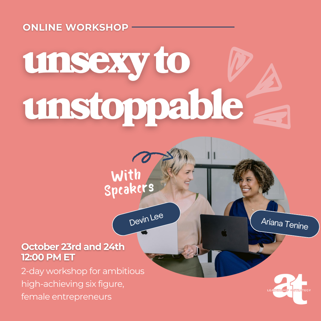 Unsexy 👉 Unstoppable