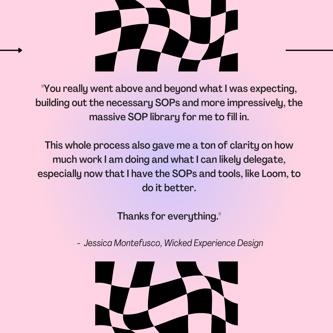 "You really went above and beyond what I was expecting"