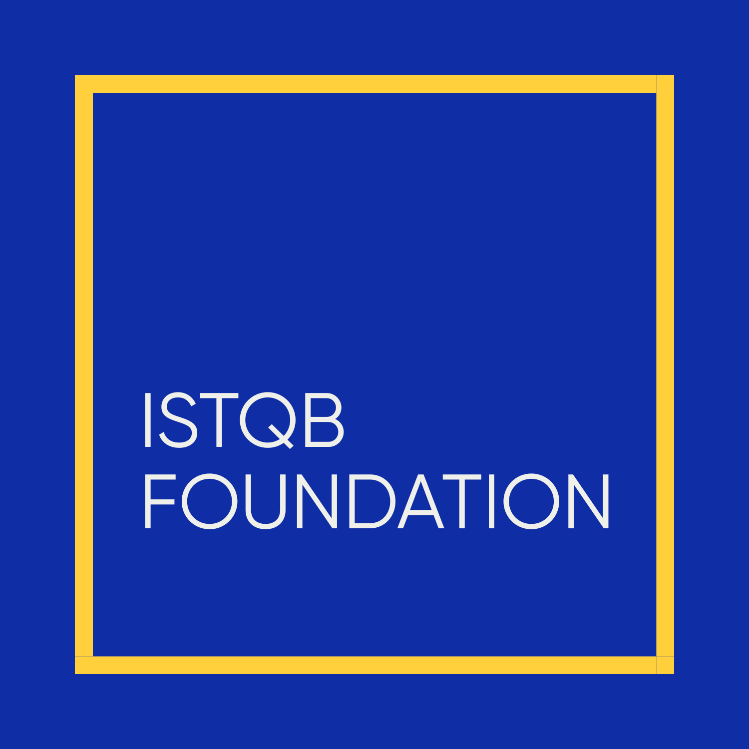 ISTQB FOUNDATION