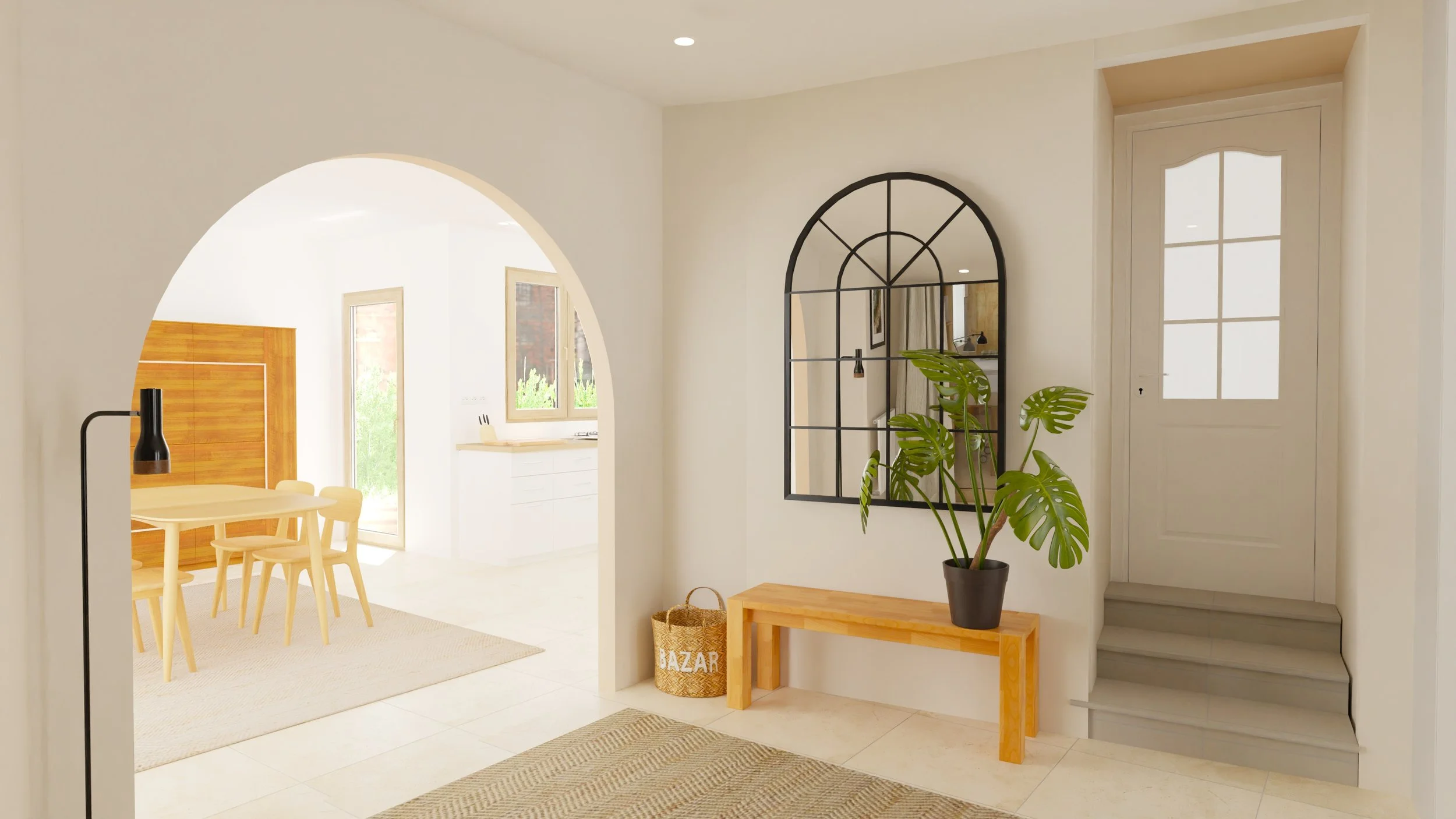 Entrance banch