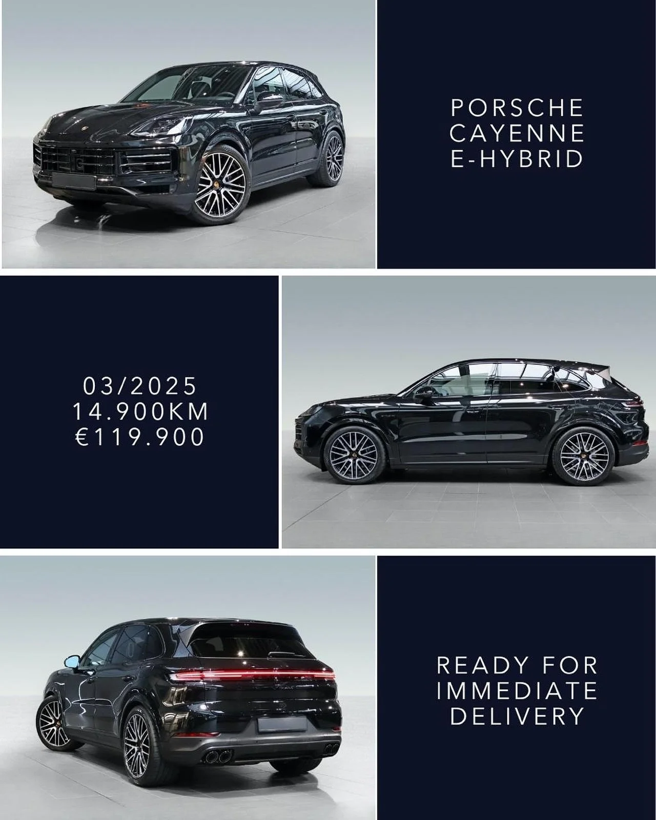 🇬🇧 Ready for immediate delivery - Porsche Cayenne E-Hybrid SUV, 03/2025, 14.900km, &euro;119.900. Fast &amp; Carefree delivery to your home with Spanish registration. Contact for more information +34678486817 / hello@islacarsibiza.com

🇪🇸 Entrega