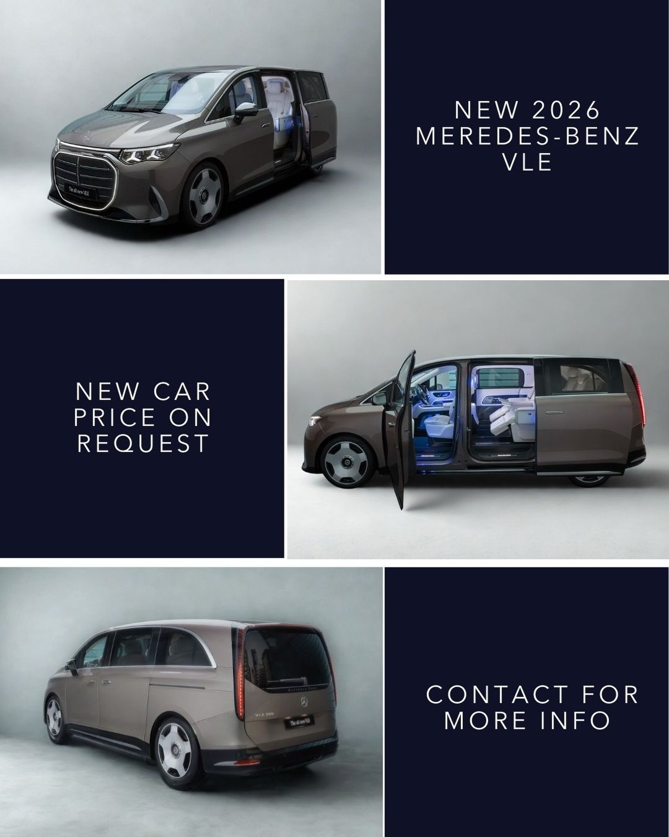 🇬🇧 The new benchmark for VIP transport and chauffeur services. The all-new Mercedes-Benz VLE 2026 introduces a completely new concept in luxury mobility, combining limousine-level comfort with the space and practicality of a premium shuttle. Design