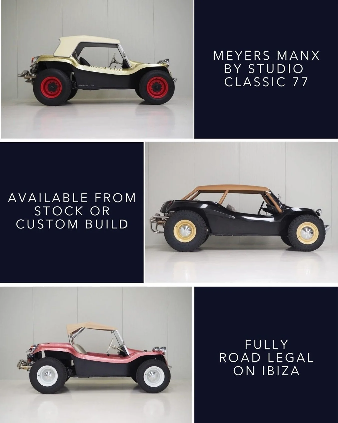 🇬🇧 Meyers Manx x Ibiza. The original Meyers Manx Buggy, now available on Ibiza. Hand built, authentic, and inspired by the original California beach culture, reimagined with modern craftsmanship. A true lifestyle vehicle, perfectly suited for the i