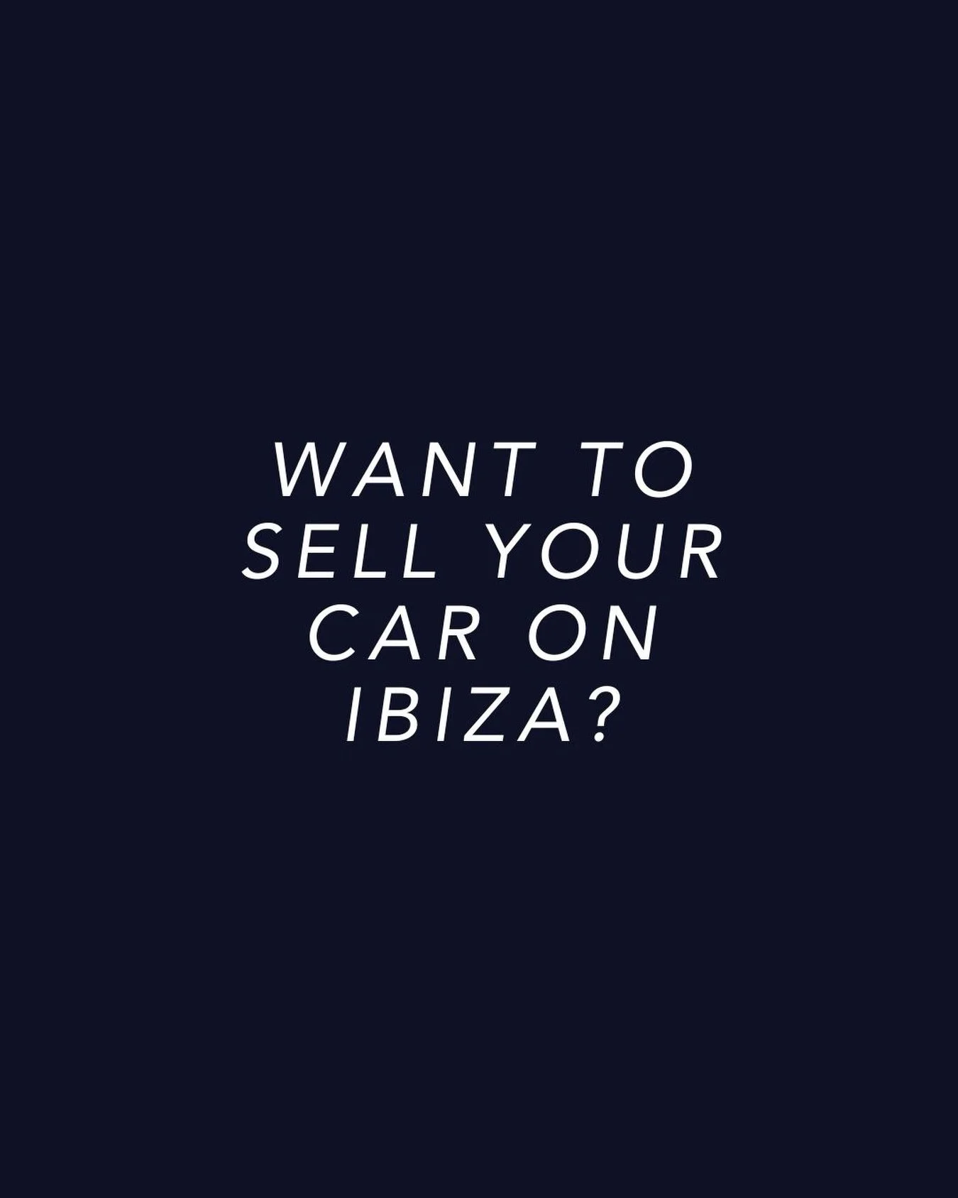 🇬🇧 Ready for something new, but unsure how to sell your current car on Ibiza?

Selling a premium vehicle requires more than simply putting it online. It starts with presenting the car in the best possible condition, backed by the information a seri