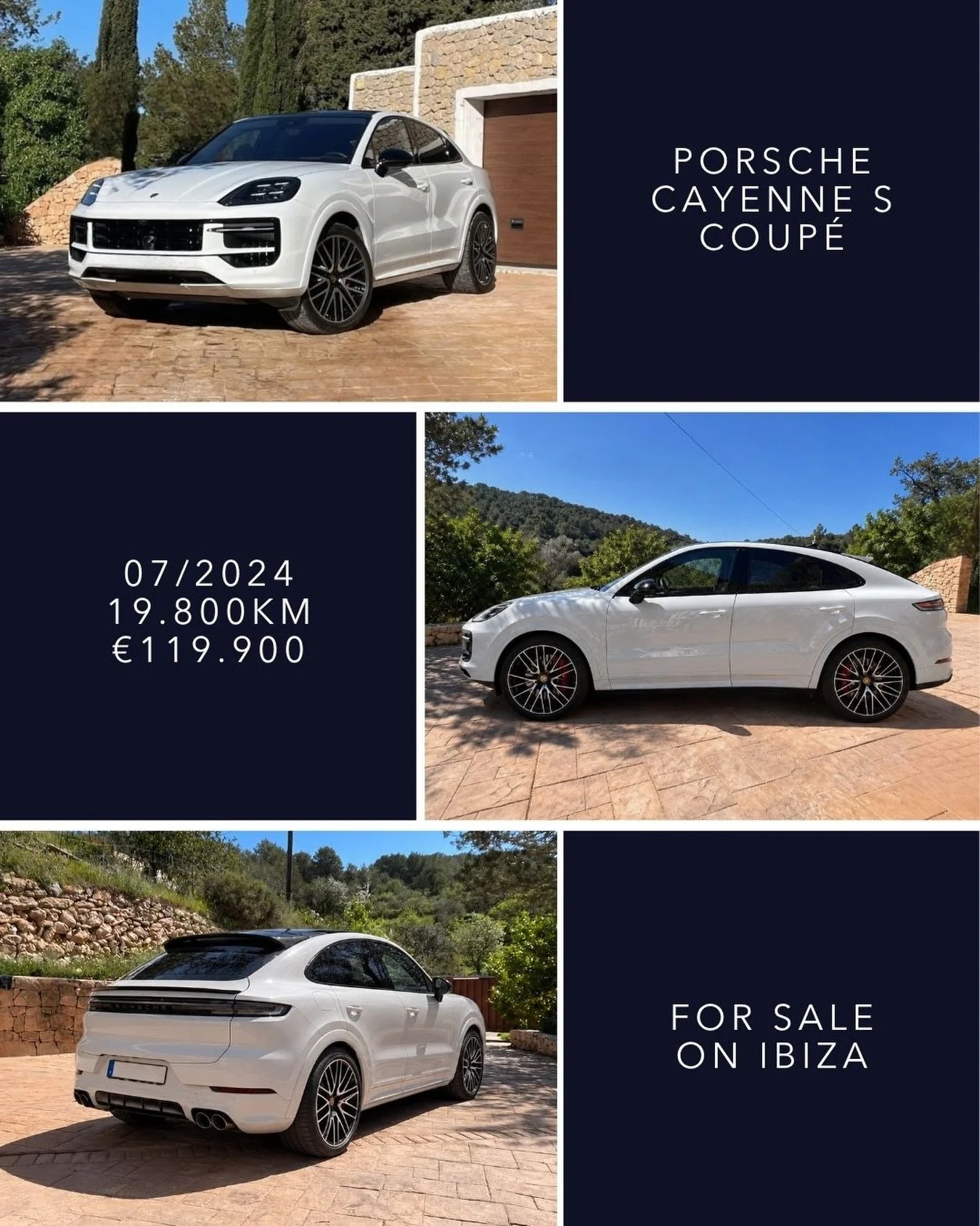 🇬🇧 An exceptionally highly specified, young used Porsche Cayenne S Coup&eacute; facelift, with virtually every major option. Powered by the 4.0 litre V8 biturbo and finished in Carrara White Metallic with a full black leather interior. First regist