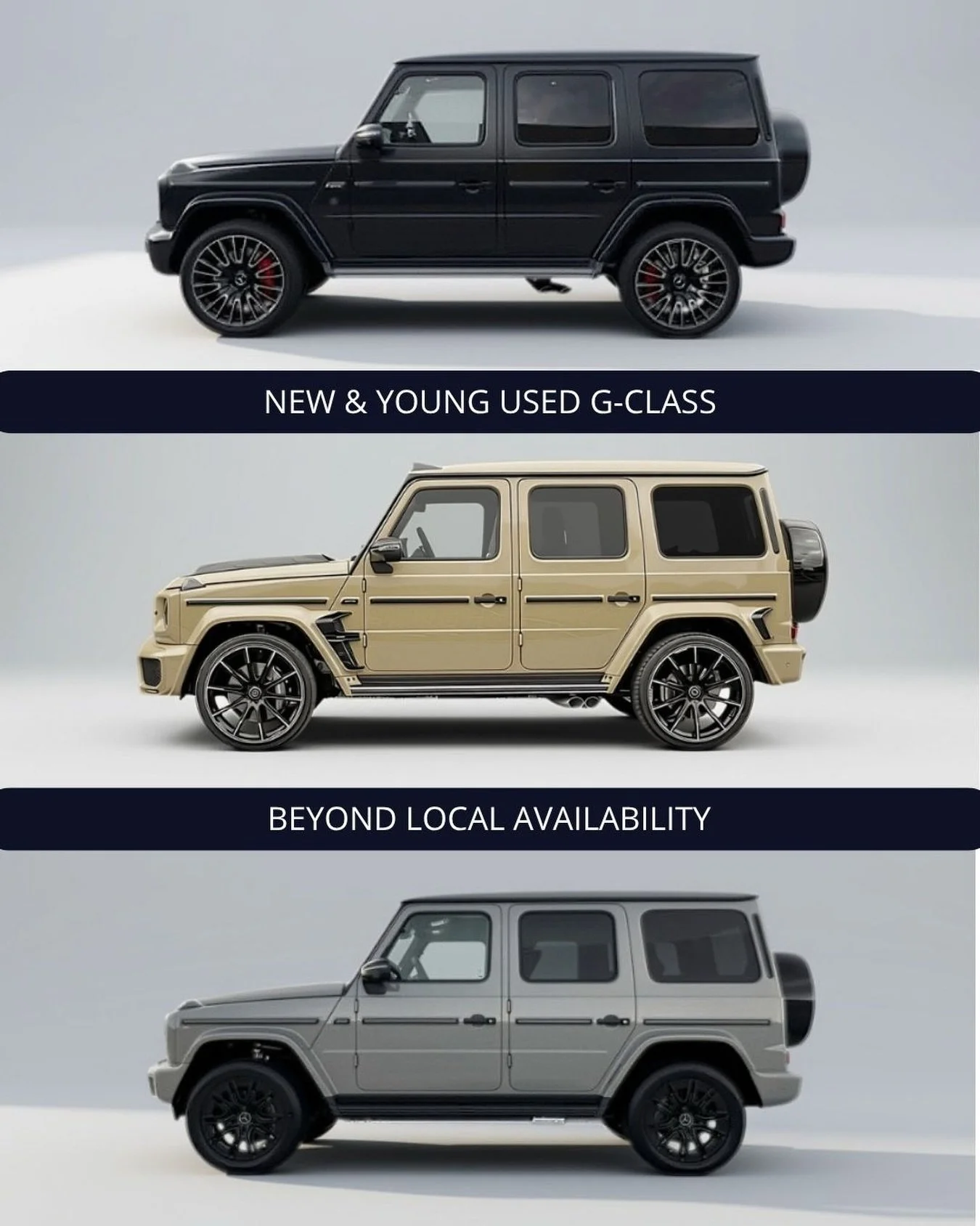 🇬🇧 Looking for a new or young used Mercedes G Class? Isla Cars Ibiza gives you access to a wider choice across Europe, beyond local stock and long delivery times at the official dealer. From brand new vehicles available for immediate delivery to yo