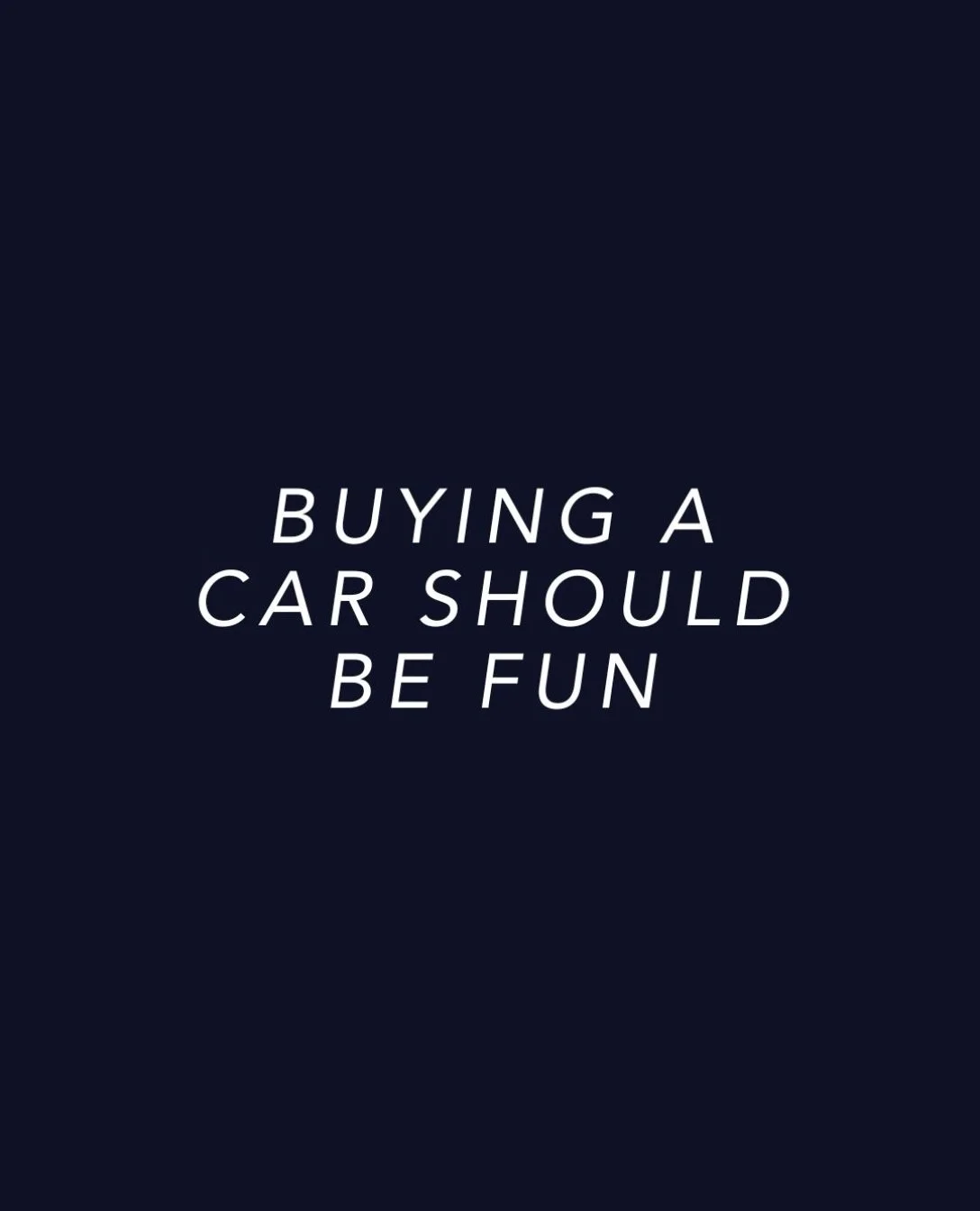 🇬🇧 Buying a car should be fun. Finding the right model, choosing your favorite interior and imagining that first drive. You deserve someone who makes time for you, listens to what matters and shares your enthusiasm. Someone you can ask every questi