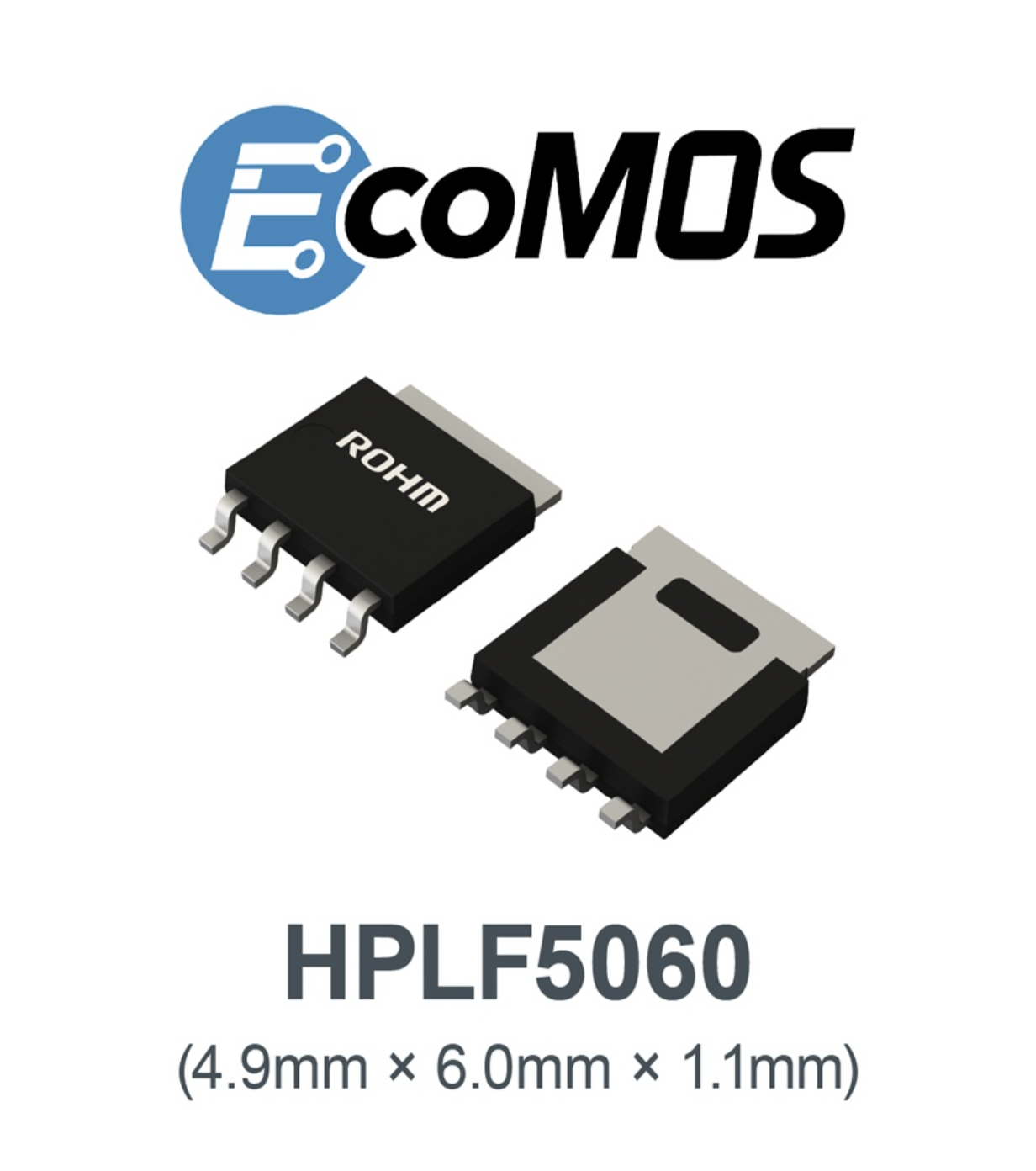 로옴, 차량용 저내압 MOSFET에 새로운 패키지 라인업 추가해