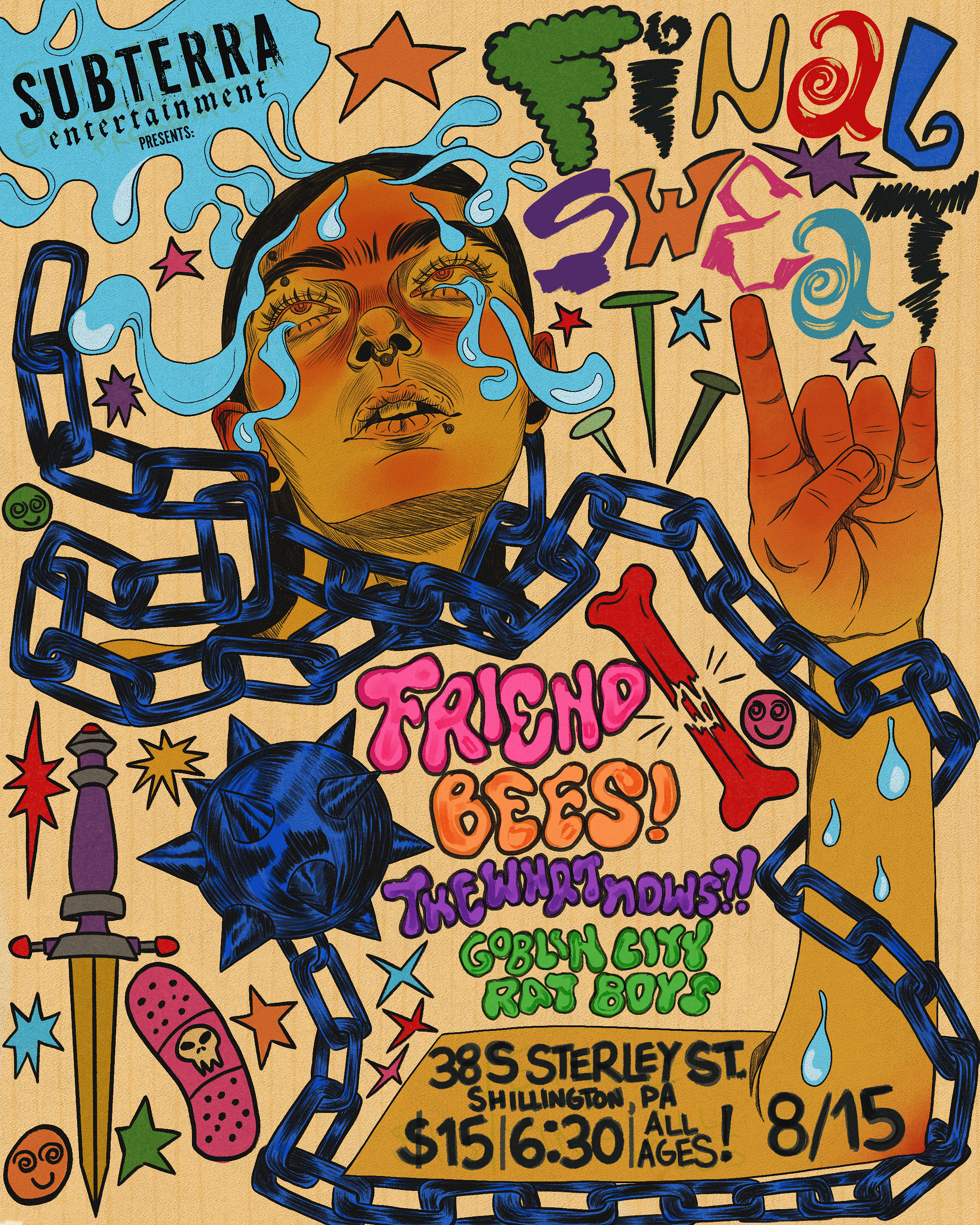 SubTerra Gig Posters