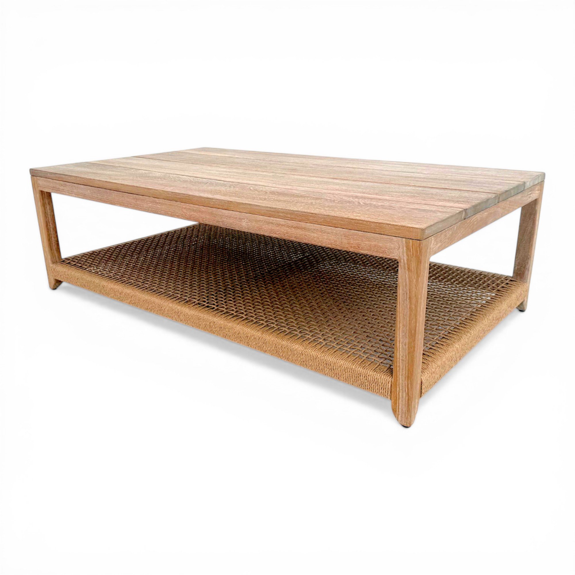 Moremi Coffee Table - Woven Shelf