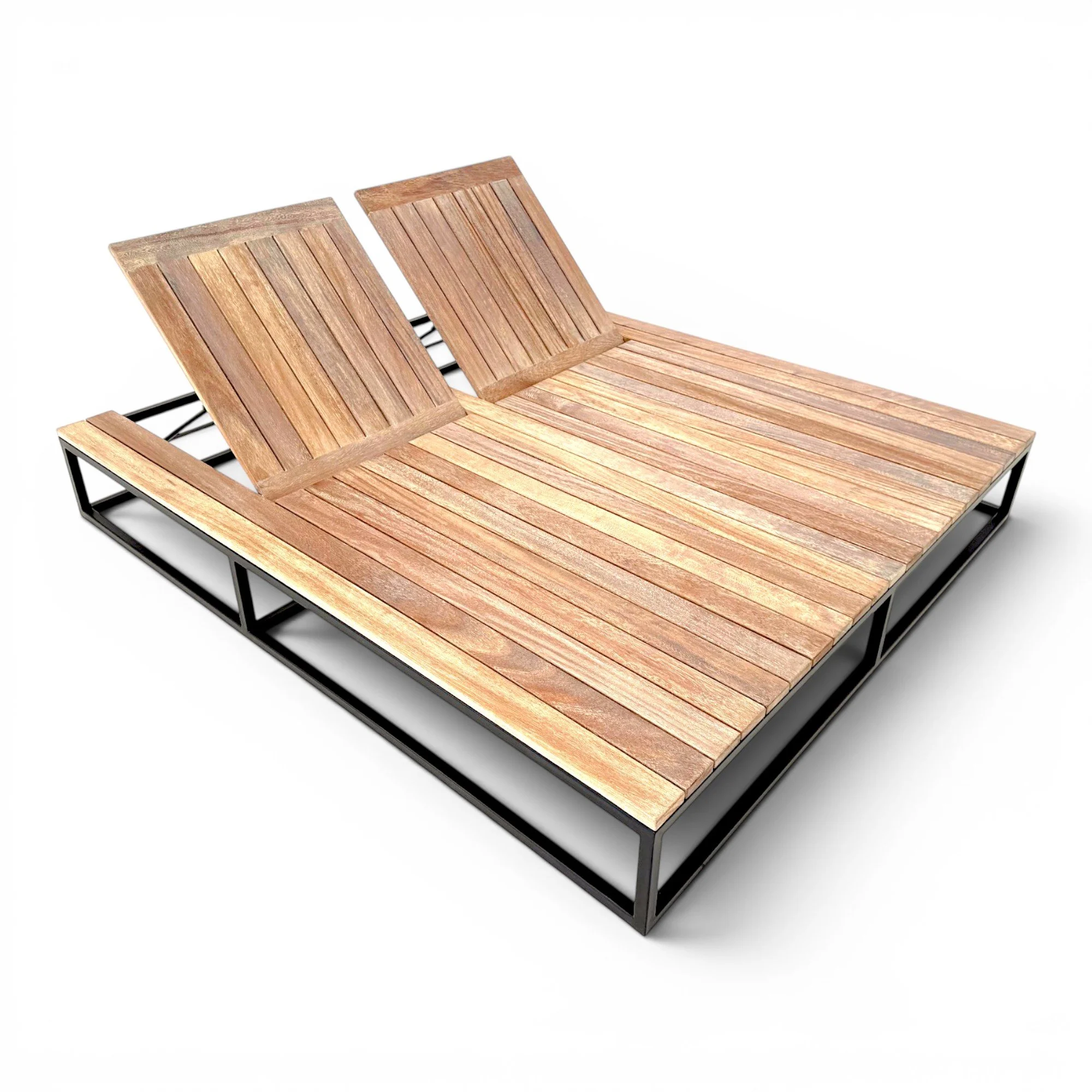 Mkomazi Sunlounger - Steel Base Double