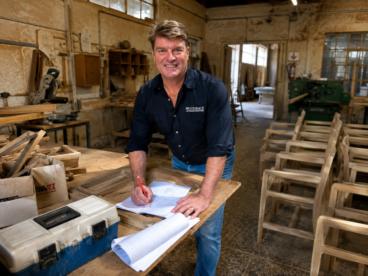 Russell Thompson Founder of Providence Outdoor Furniture