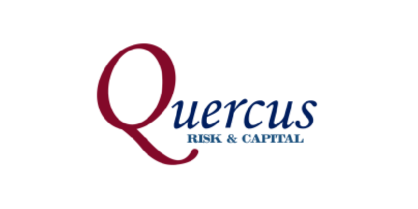 Logo of Quercus Risk & Capital with stylized text