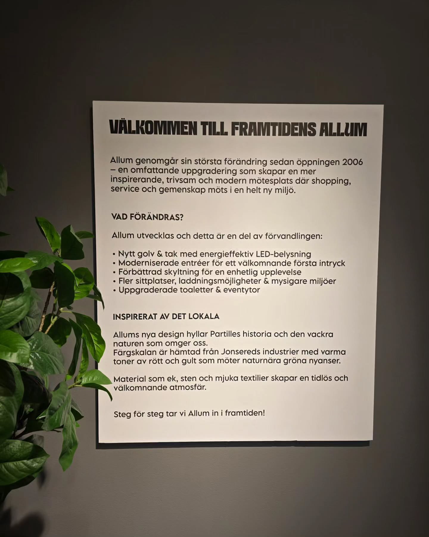 Nu står det färdigt – Showroomet som ger en första glimt av nya Allum 2025 🤩
#Visalmerchandising #BiancaPonceAgency #Showroom #Marknadsföring #NyaAllum #allumköpcentrum