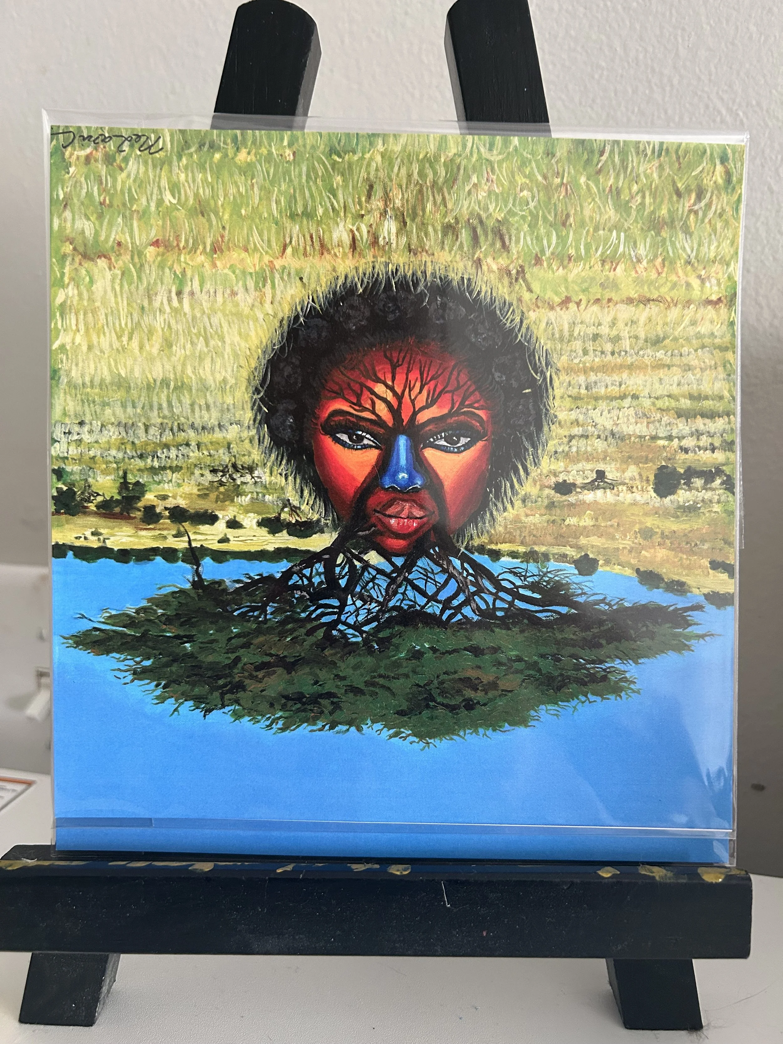 "Going back to my Roots" artwork print