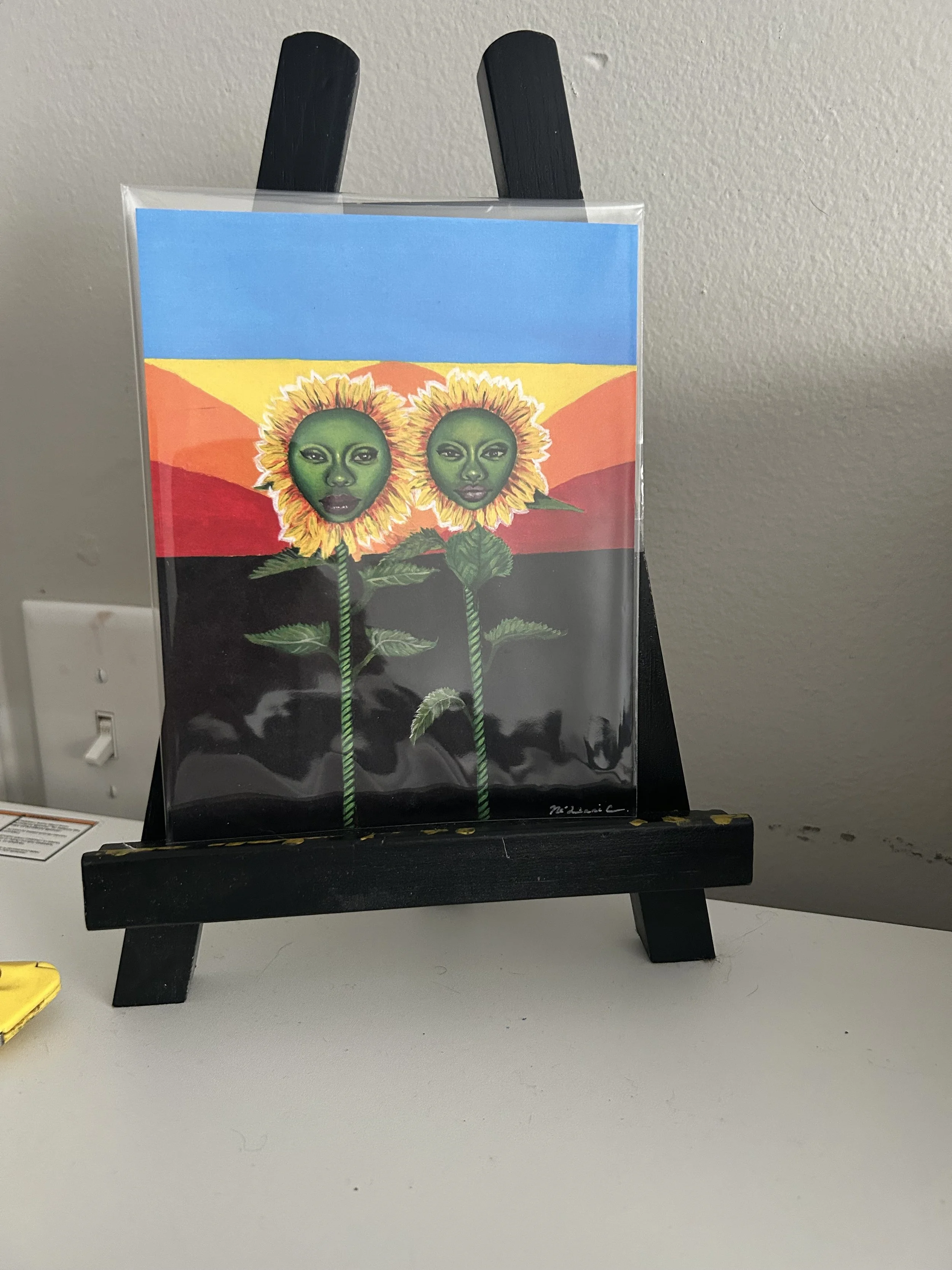 "Happy Near the Horizon" artwork print