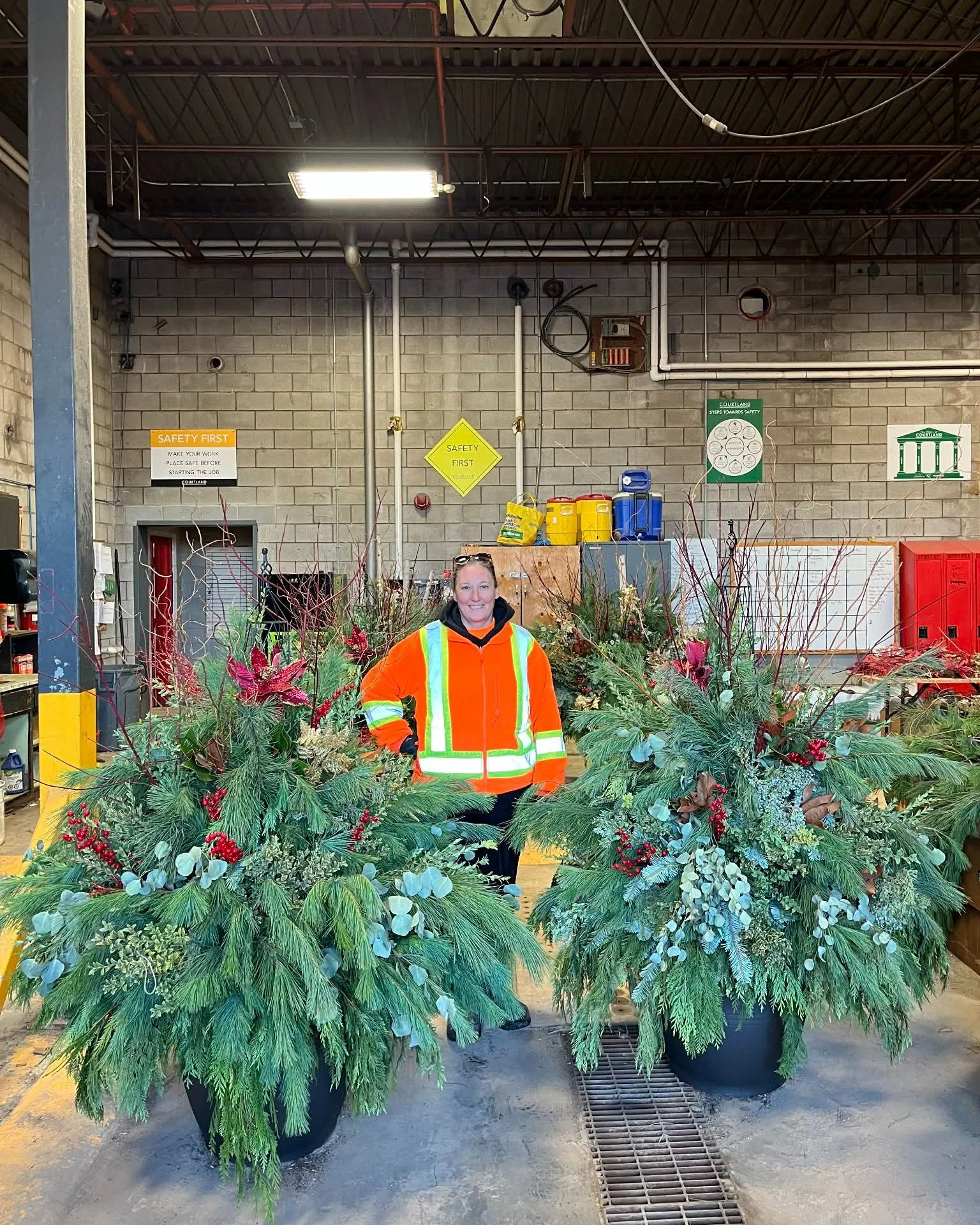 Annual tradition ✅

New Christmas planters going out for one of our clients, and these ones are stacked with fresh greens, reds, and winter texture. 🎄

Nice work, crew &mdash; holiday cheer incoming. 🙌

#ChristmasPlanters #HolidayPlanters #WinterDe