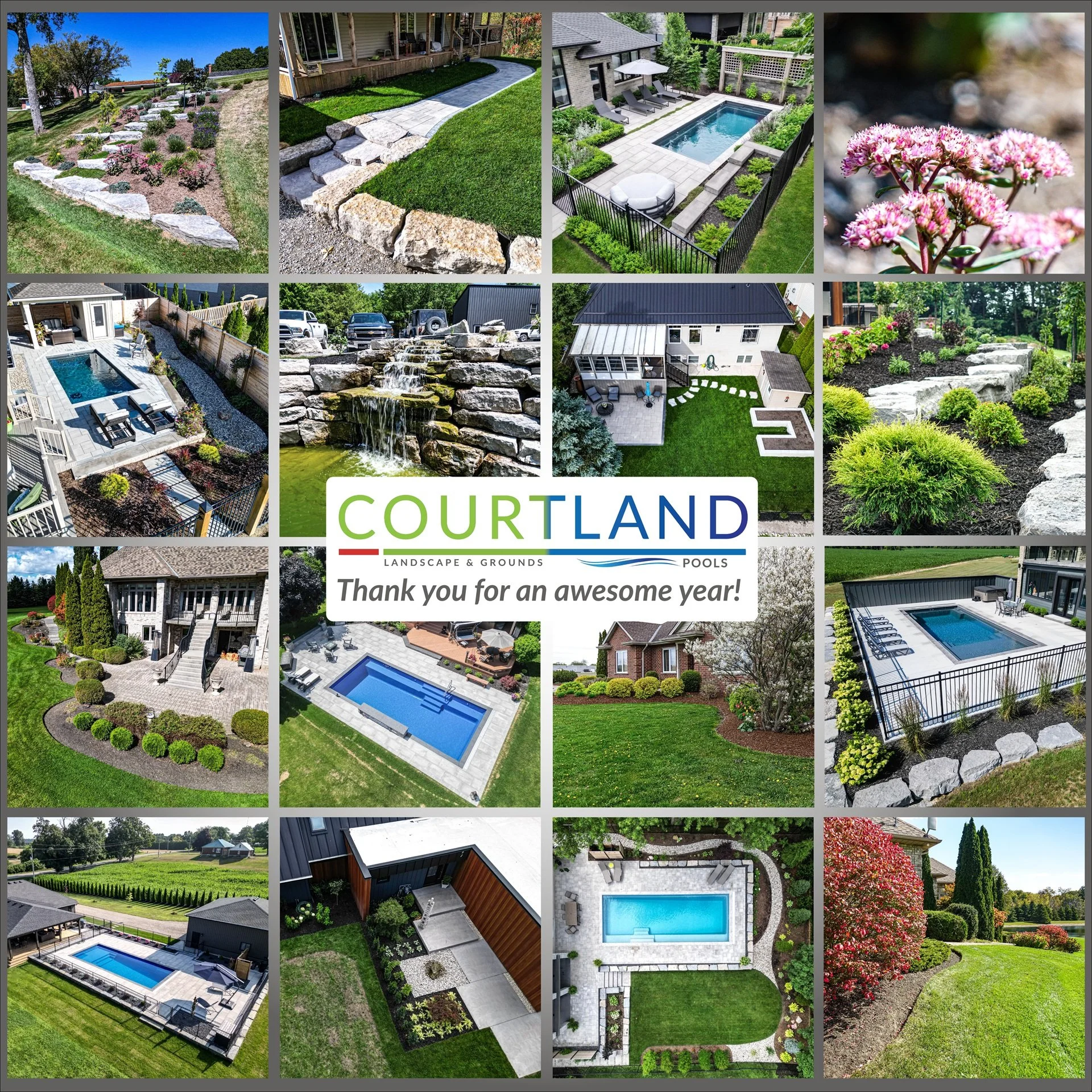 From our team to your backyard &ndash; thank you for an awesome 2025. 🌿💦

From new pools and patios to fresh gardens and greenspaces, it&rsquo;s been a year full of projects we&rsquo;re proud of and clients we&rsquo;re grateful for.

Here&rsquo;s t